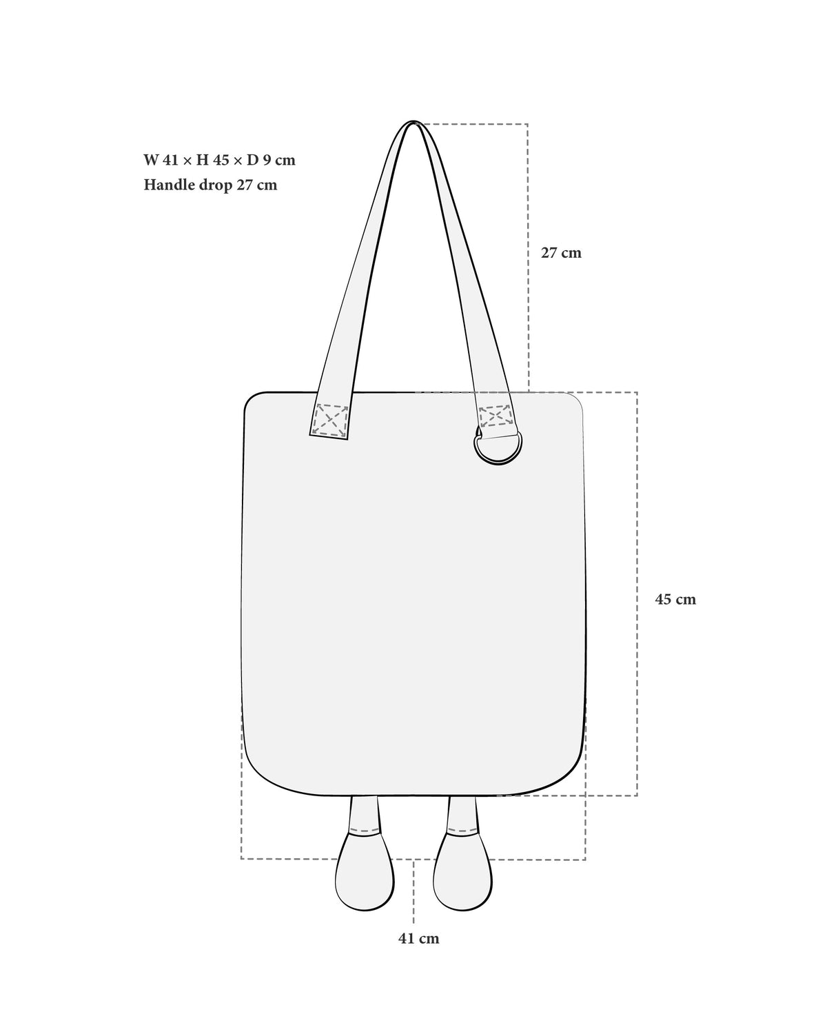 mellow tote | brown